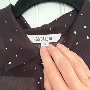 BB Dakota Star Sheer Top